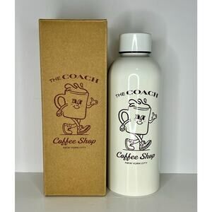 *NEW IN BOX* Coach “Miss Jo” Coffee Shop Water Bottle